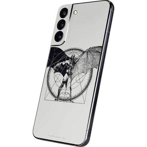 DC Comics Batman Skeleton diagram Art Galaxy S22 Plus Skin